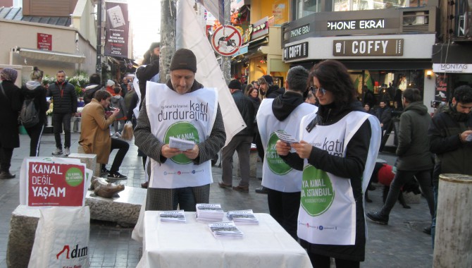 "Kanal İstanbul faciasını durdurana kadar mücadeleye devam edeceğiz'