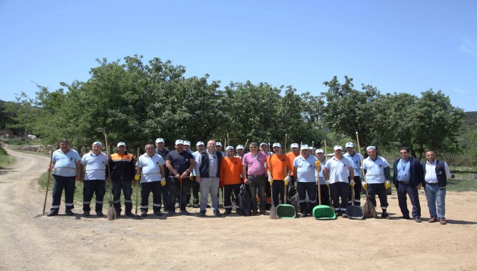Kartal Belediyesi’nden Aydos Ormanı’nda temizlik çalışması
