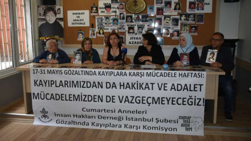 Kayıplarımızdan da hakikat ve adalet talebimizden de vazgeçmeyeceğiz