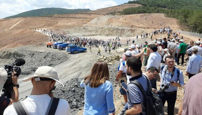 Kaz Dağları’ndaki altıncı şirket Alamosgold’un ruhsatı yenilenmedi, şirket ınşaatı durdurdu.