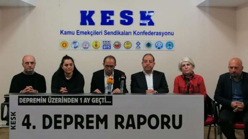 KESK 4. Deprem Raporunu açıkladı