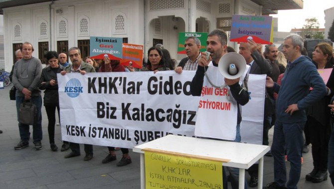 KESK İstanbul Şubeler Platformu: Emekçiler üzerindeki zulüm ne zaman son bulacak?