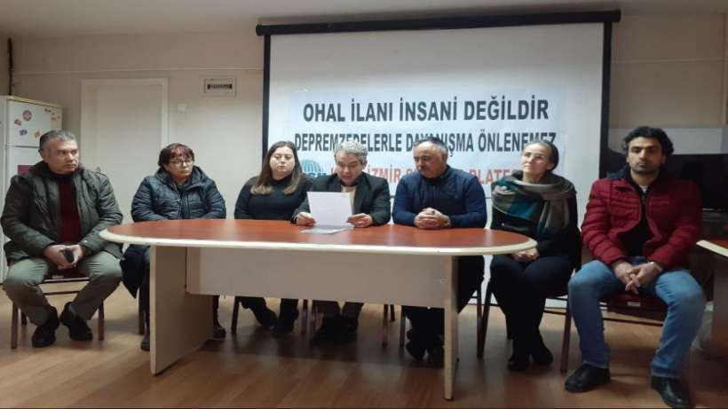 KESK İzmir Şubeler Platformu: OHAL değil afet bölgesi ilan edilsin