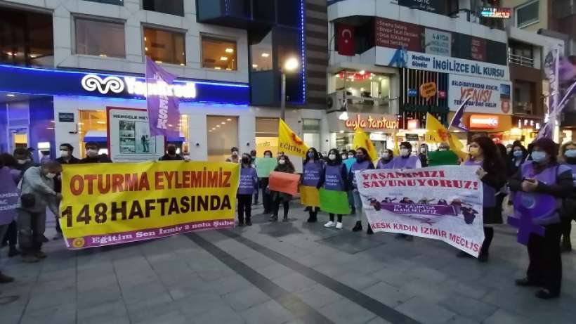 KHK’lilerin 148’nci hafta eyleminde 25 Kasım vurgusu