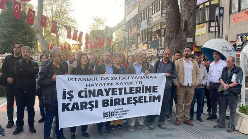 Kocaeli’de iş cinayetleri eylemi