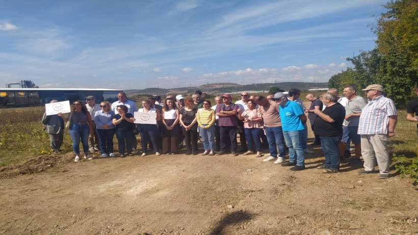 Kocaelide yapılacak haddehane ve çelikhane tesisine protesto