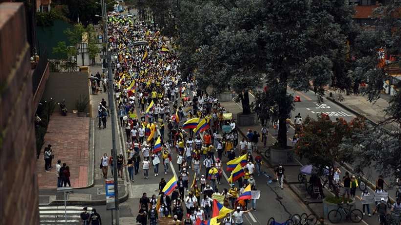 Kolombiyada hükümet karşıtı eylemlerde can kaybı 42ye yükseldi