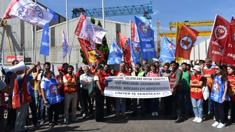 Limter-İşe dönük tehditlere tepki: Sendikal mücadeleyi büyüteceğiz