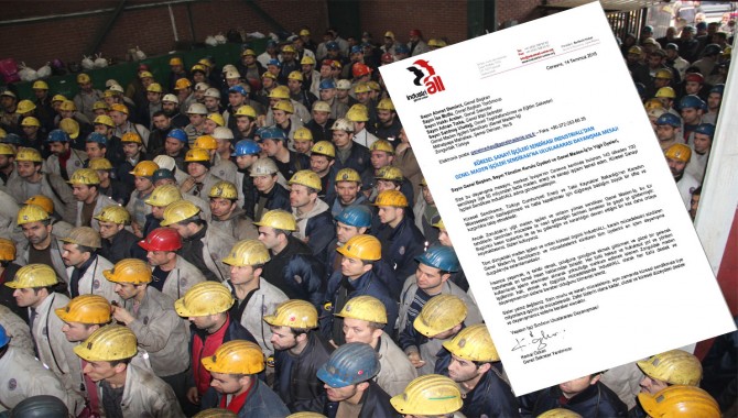 Maden işçilerine uluslararası destek