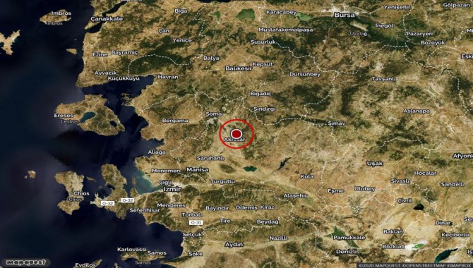 Manisa'da 4.8 büyüklüğünde deprem