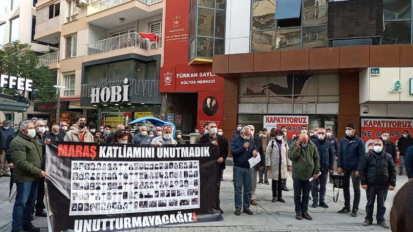 Maraş katliamında yaşamını yitirenler İzmirde anıldı