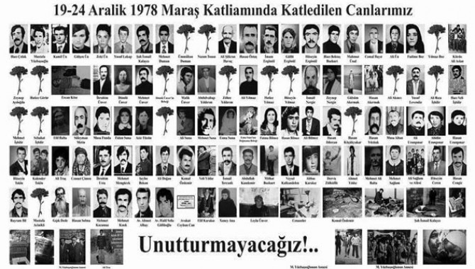 Maraş'ta katledilenler 41. Yılında anılacak!