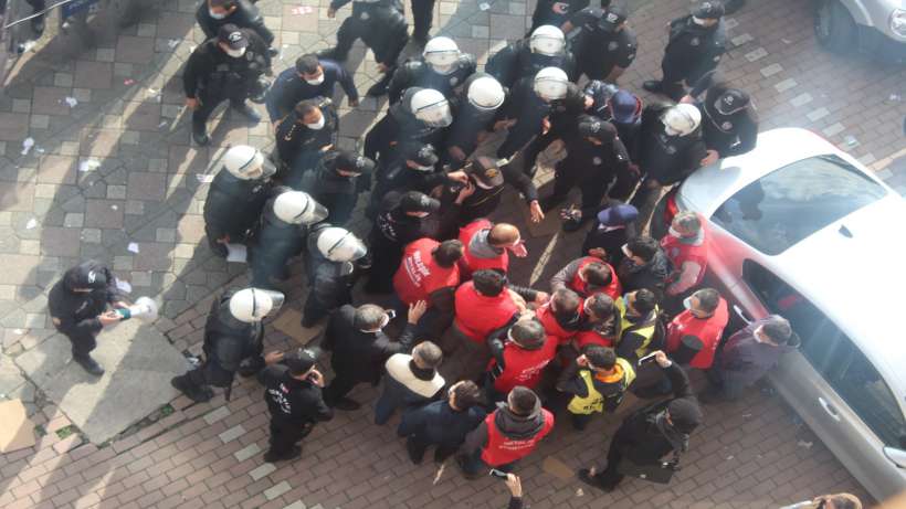 Metal işçilerine polis saldırısı Kadıköyde protesto edilecek