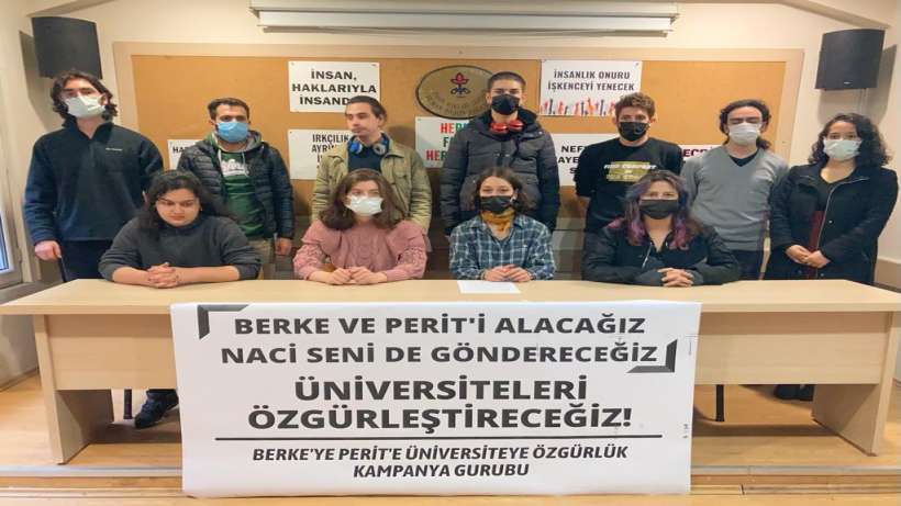 Öğrenci Dernekleri: Berke’ye Perit’e Üniversiteye Özgürlük!