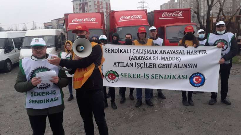 Piya Gıdada işçiler sendikalı olduğu için işten atıldı