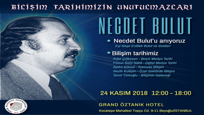 Prof.Dr. Necdet Bulut anılacak