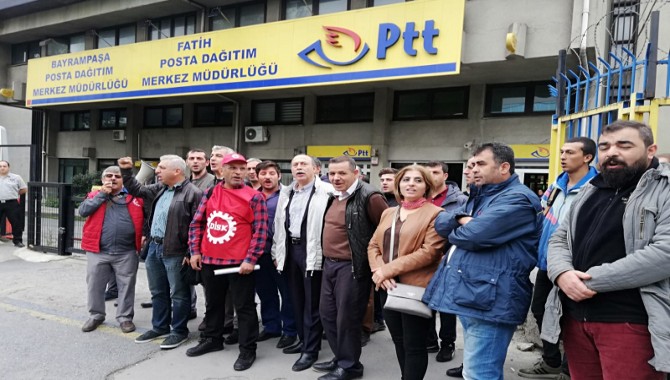 ‘PTT, 14 işçiyi sendikalı oldukları için işten çıkardı’