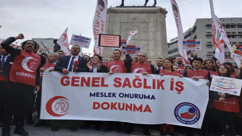 Sağlık emekçileri Ankara’dan seslendi: Meslek onuruma dokunma