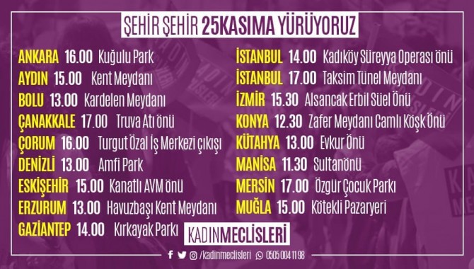 “Şehir şehir 25 Kasım’da yürüyoruz: Kadın cinayetlerini, ekonomik şiddeti, baskıyı durduracağız!”