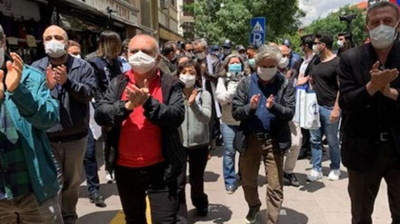 SES üyelerinin sürgün edilmesi protesto edildi