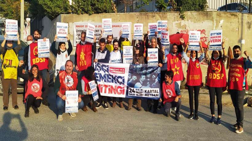 Sinbo ,Uzel Makine ve Haramiredere’de işçilere 24 Ekim miting çağrısı