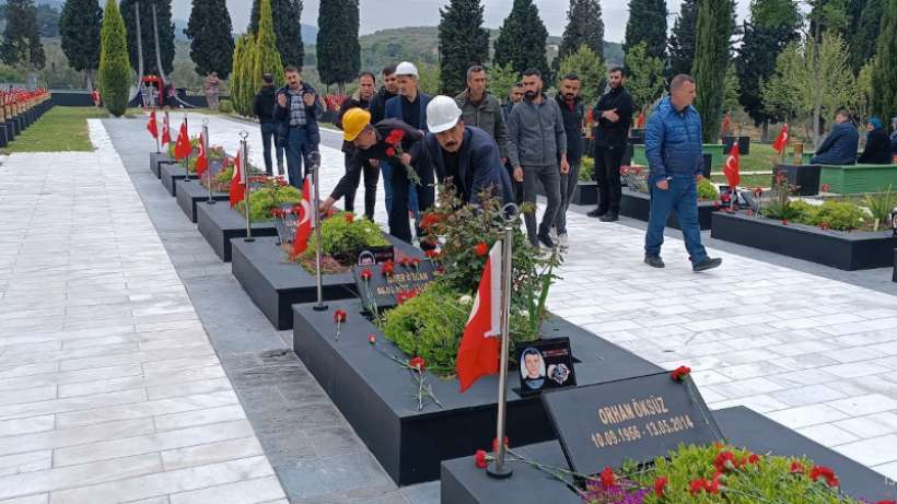 Soma katliamının 9. yılında maden işçileri anıldı