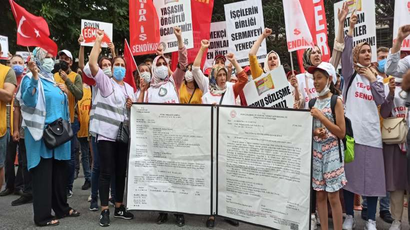 Tek Gıda İş : Arkadaşlarımız işe geri dönmezse her yerde eylem başlatacağız