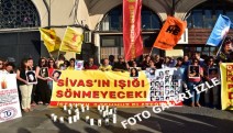 2 Temmuz Sivas Madimak katliamı protesto edildi…33 can katledilmişti