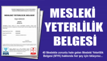 33 meslekte "yeterlilik belgesi" olmayanlar bugünden itibaren çalışamayacak