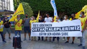 Adana'da Eğitim-Sen TİS taleplerini açıkladı