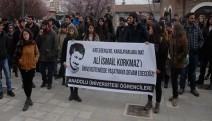 Ali İsmail Korkmaz için protesto