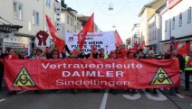 Almanya'da binlerce metal işçisi hakları için yürüdü