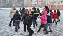 İzmir,Kınık,Bergama'da Kar Yağışı