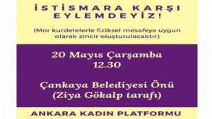 Ankara Kadın Platformu’ndan eyleme çağrı