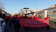Birleşik Metal İş, Bursa’da tazminat ve kiralık işçilik için yürüdü