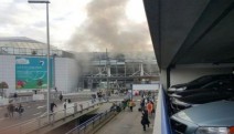 Brüksel'de havalimanında patlamada çok sayıda yaralı var
