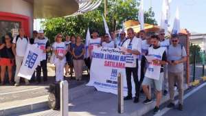 BTS İzmir Şubesi Alsancak Limanı’nın satılmasına tepki gösterdi