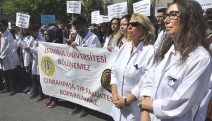 Cerrahpaşa'da 'bölünme' protestosu... Hastalardan da destek
