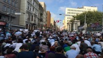 Gazıantep saldırısı GS Meydanı'nda protesto edildi