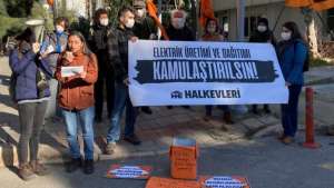 Halkevleri elektrik zamlarını protesto etti