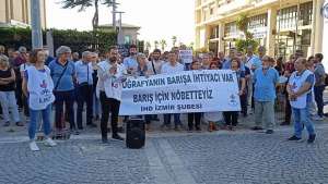 İHD Ankara ve İzmir'de Barış Nöbeti başlattı
