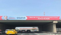 İstanbul’da bir ilk: İBB Başkanı imzalı 1 Mayıs afiş ve pankartları asıldı