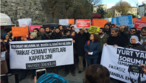 İstanbul Emek ve Demokrasi Koordinasyonu ve üniversite öğrencileri Aladağ için eylem yaptı