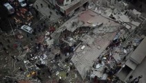 İstanbul'da 8 katlı bina çöktü; 2 kişi hayatını kaybetti, 7 kişi kurtarıldı