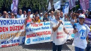 İzmir’de kamu emekçileri iş bıraktı: Bu daha başlangıç
