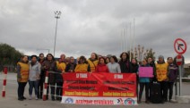 İzmir Kadın Platformu’ndan direnişteki SF Tekstil işçilerine ziyaret