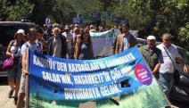 Kadıköy Demokrasi Meclisi, TİP, HDK, HDP ve Patika Ekoloji Kolektifi'nden Kazdağları'nda protesto