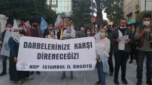 Kadıköy, Kartal ve Sancaktepe'de milletvekillerinin tutuklanması kınandı