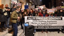Kadıköy'de yine Nuriye ve Semih için, KHK'lar için eylem