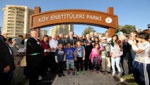 Karşıyaka'da Köy Enstitüleri Parkı açıldı